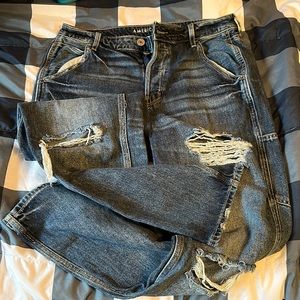 AMERICAN EAGLE carpenter distressed NWOT size 12